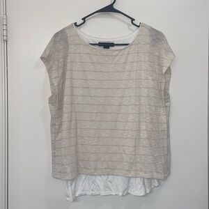 White House Black Market top stripe L